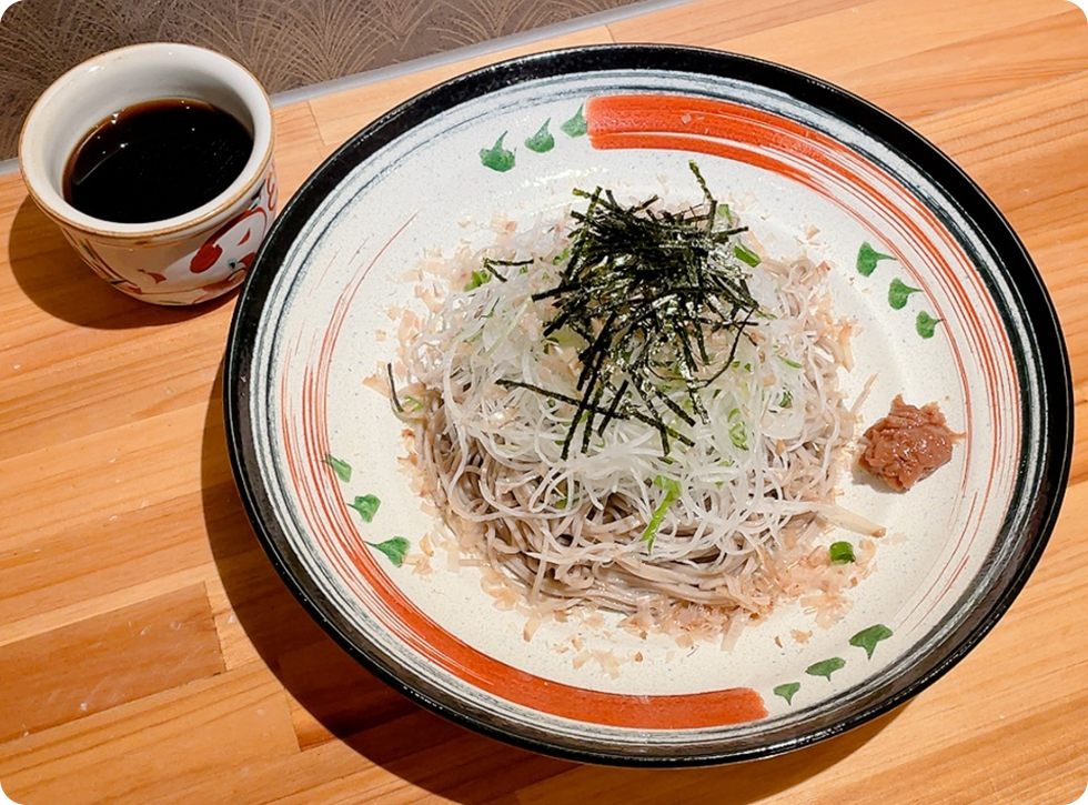 江戸伝統の手打ち蕎麦をご賞味あれ